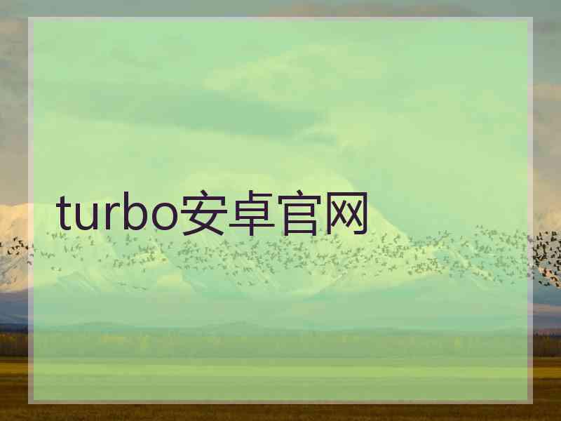 turbo安卓官网