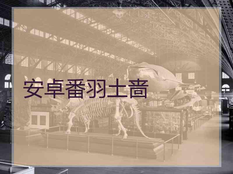 安卓番羽土啬