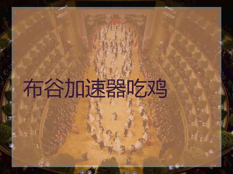 布谷加速器吃鸡