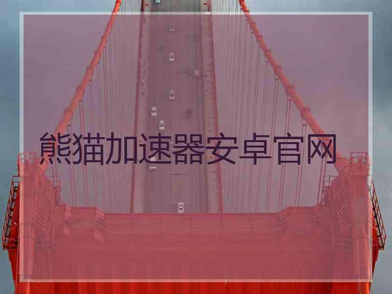 熊猫加速器安卓官网