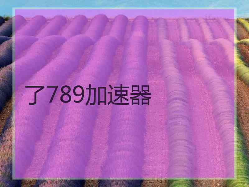 了789加速器