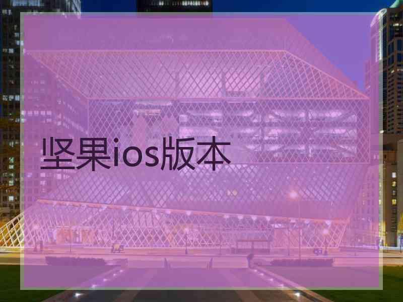 坚果ios版本