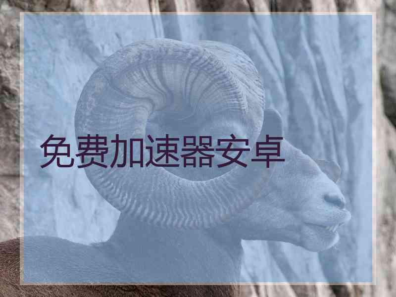 免费加速器安卓