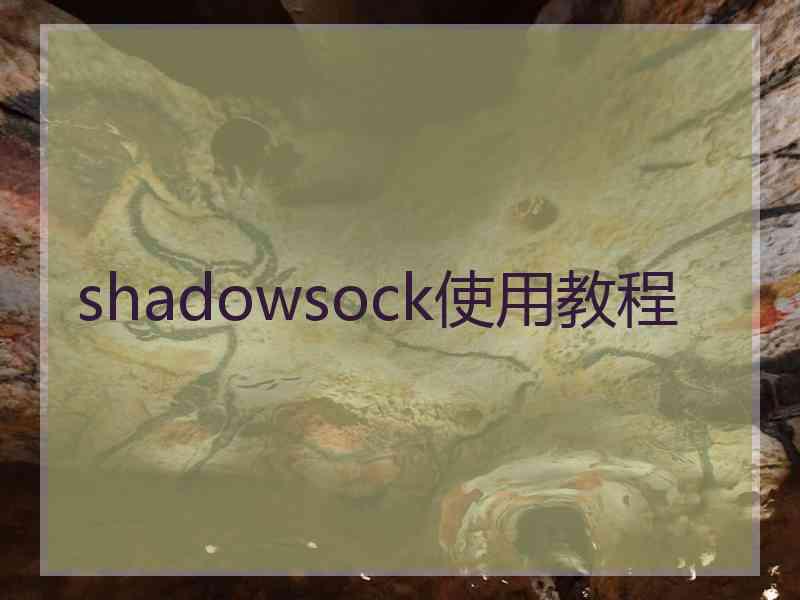 shadowsock使用教程