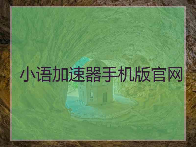 小语加速器手机版官网