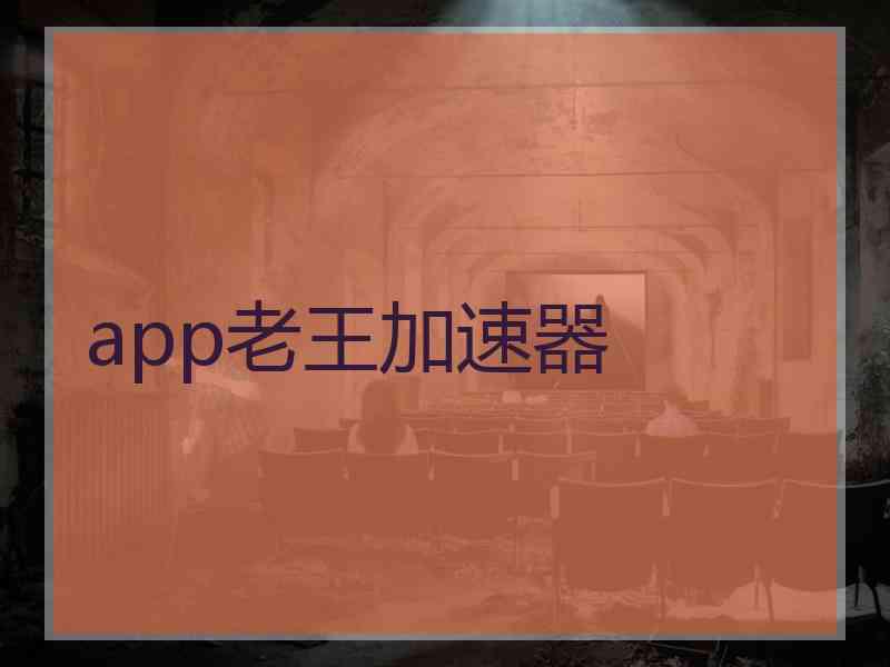 app老王加速器