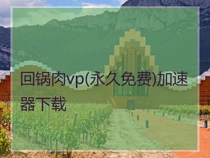 回锅肉vp(永久免费)加速器下载