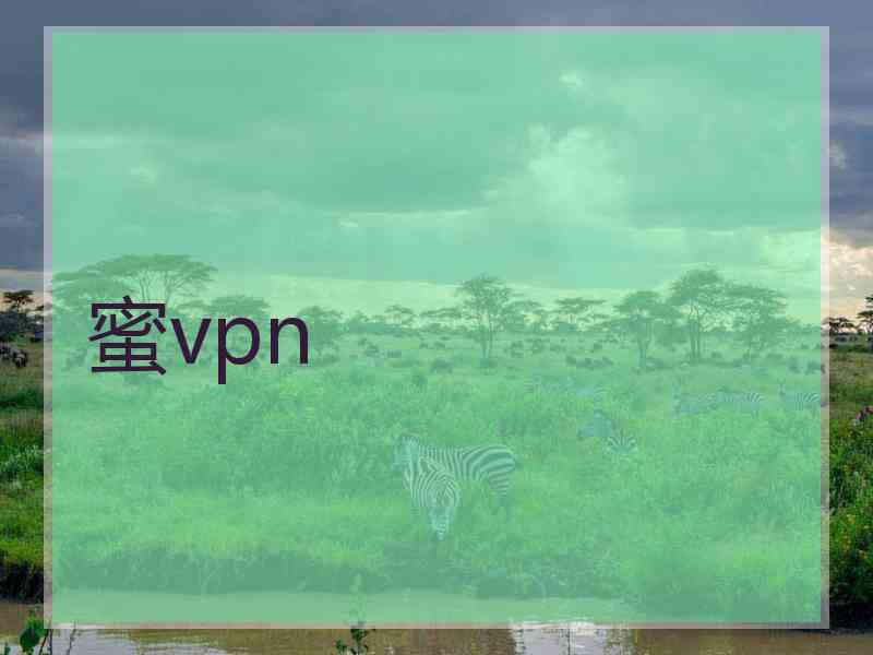 蜜vpn