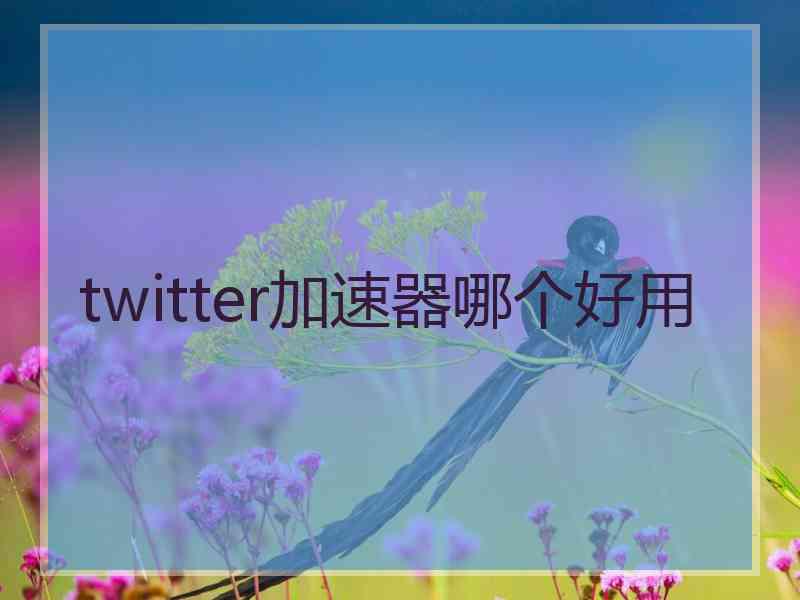 twitter加速器哪个好用