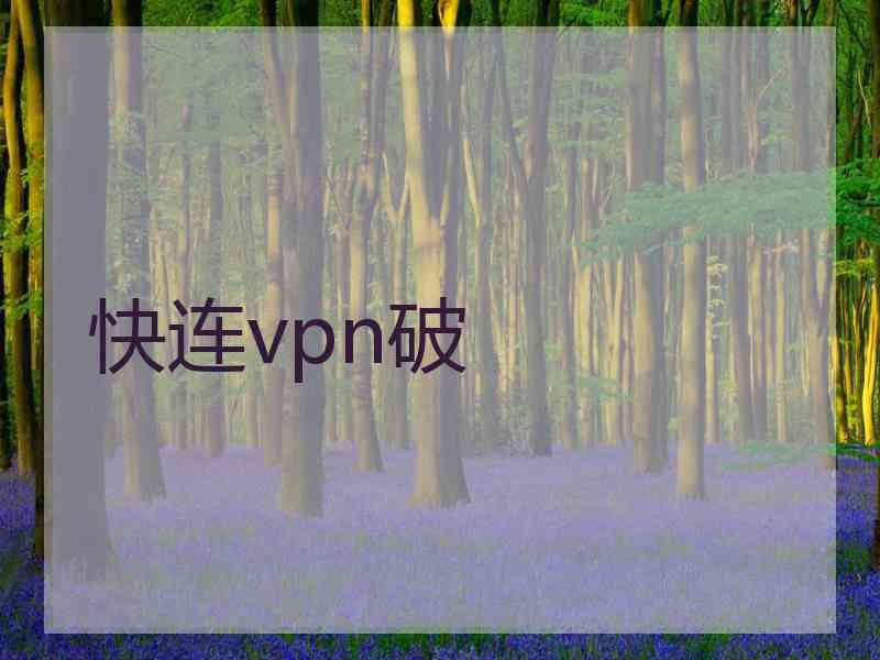 快连vpn破