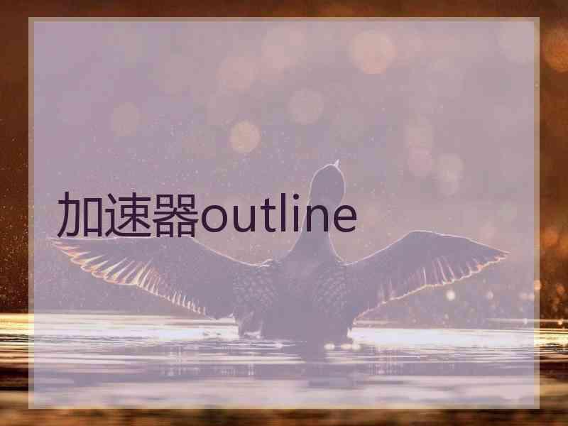 加速器outline