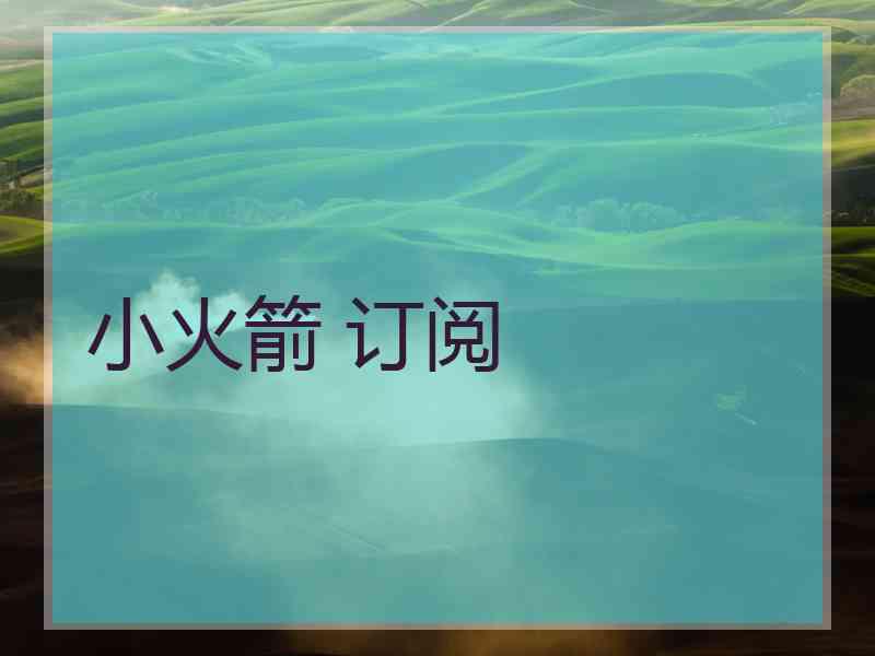 小火箭 订阅