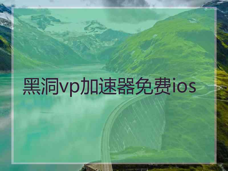 黑洞vp加速器免费ios