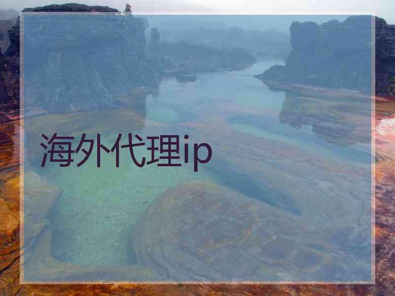 海外代理ip