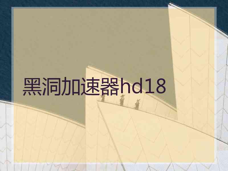 黑洞加速器hd18