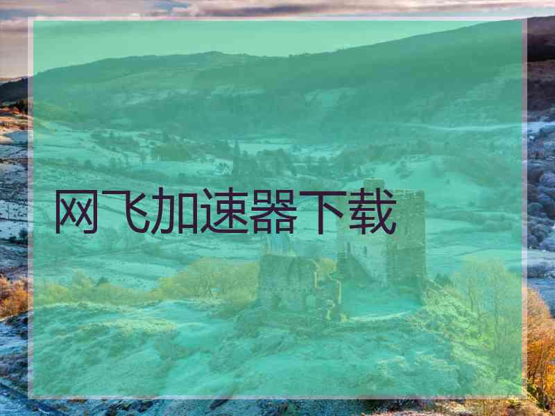 网飞加速器下载