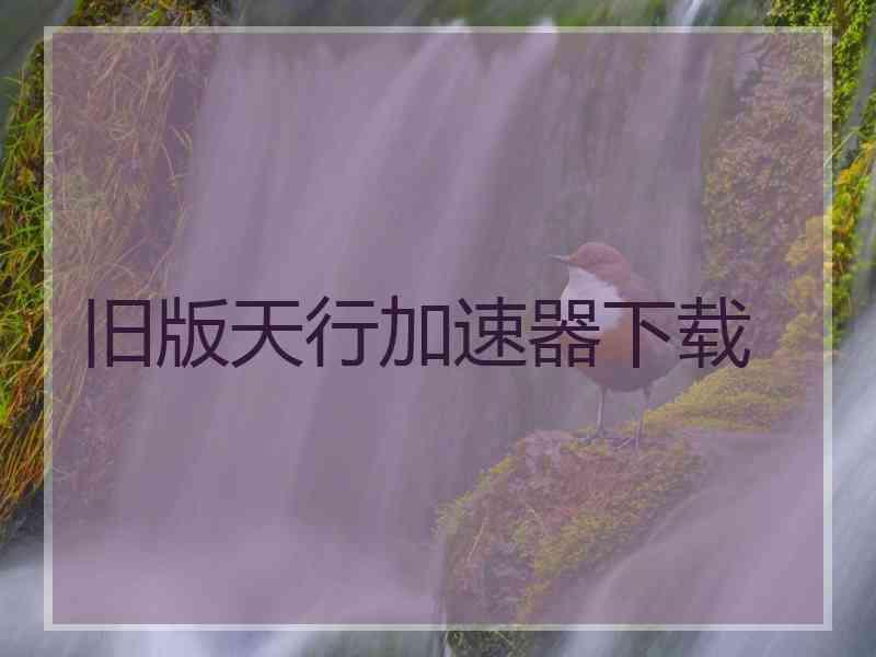 旧版天行加速器下载