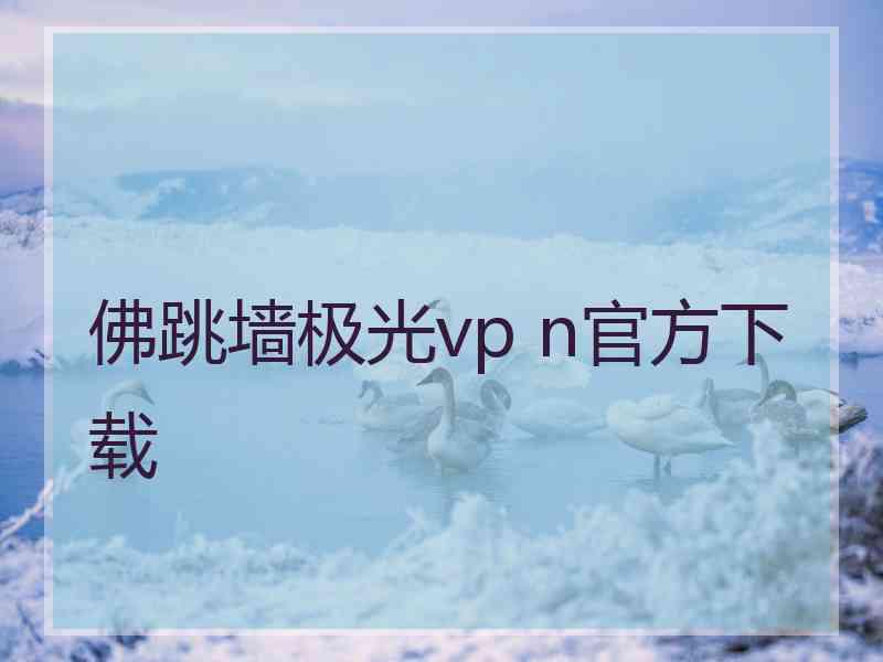 佛跳墙极光vp n官方下载