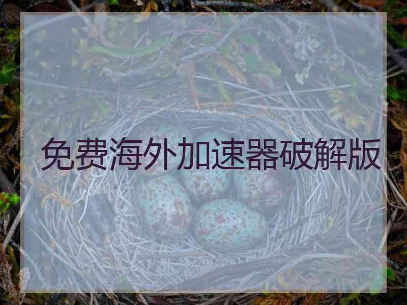 免费海外加速器破解版