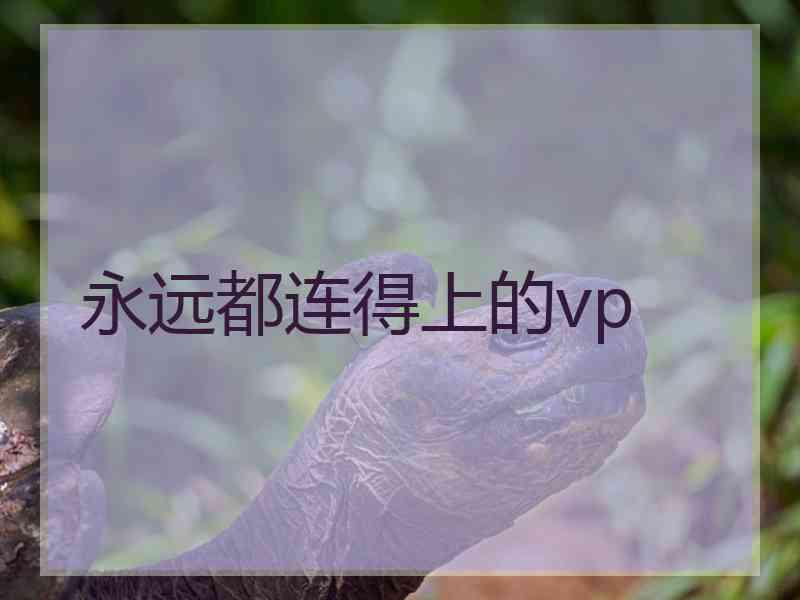 永远都连得上的vp