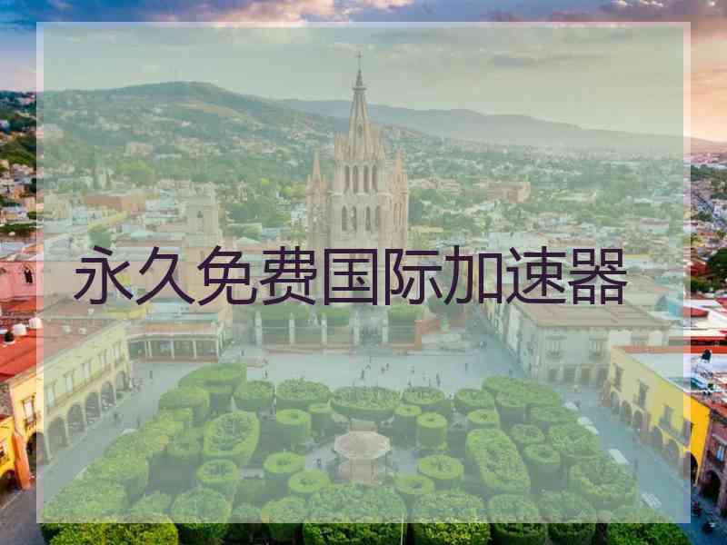 永久免费国际加速器