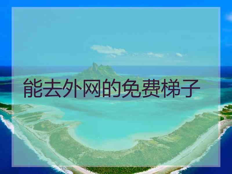 能去外网的免费梯子