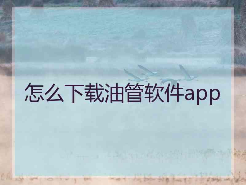 怎么下载油管软件app
