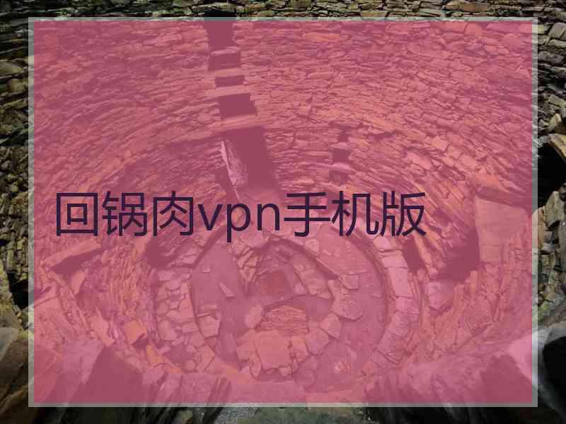 回锅肉vpn手机版