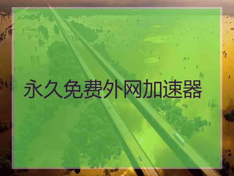 永久免费外网加速器