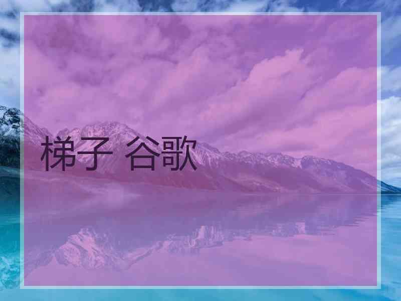 梯子 谷歌
