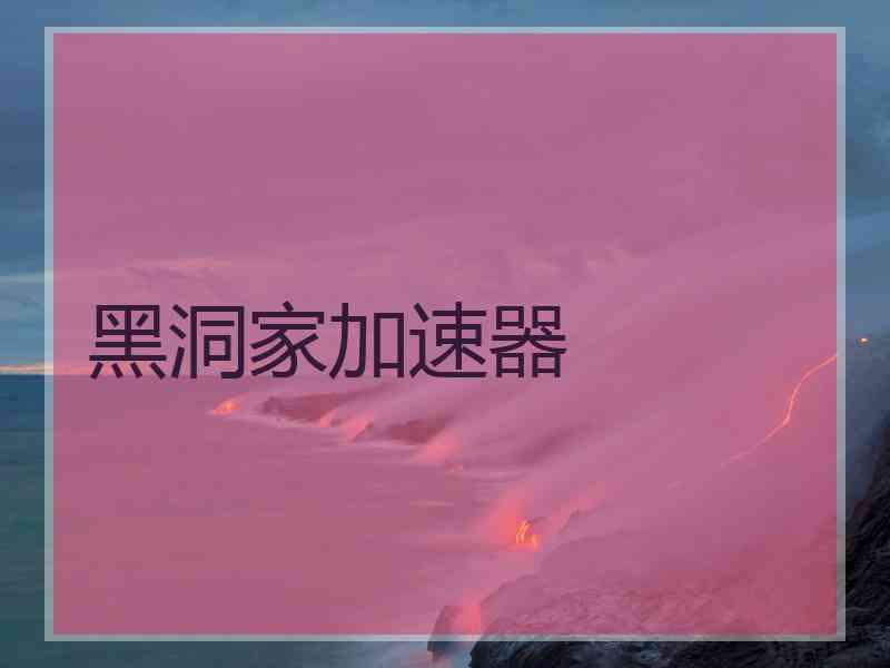 黑洞家加速器