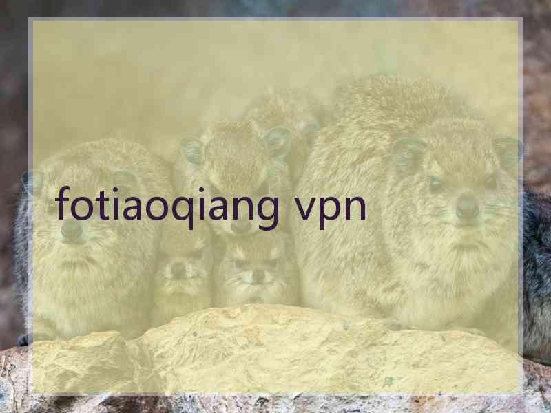fotiaoqiang vpn