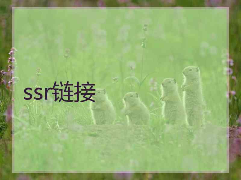ssr链接