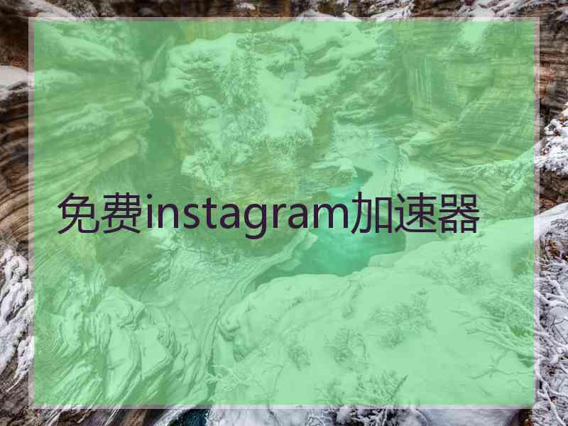 免费instagram加速器