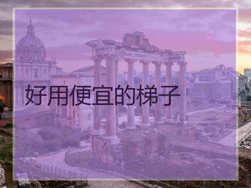 好用便宜的梯子