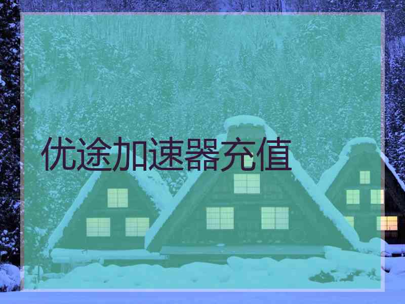优途加速器充值