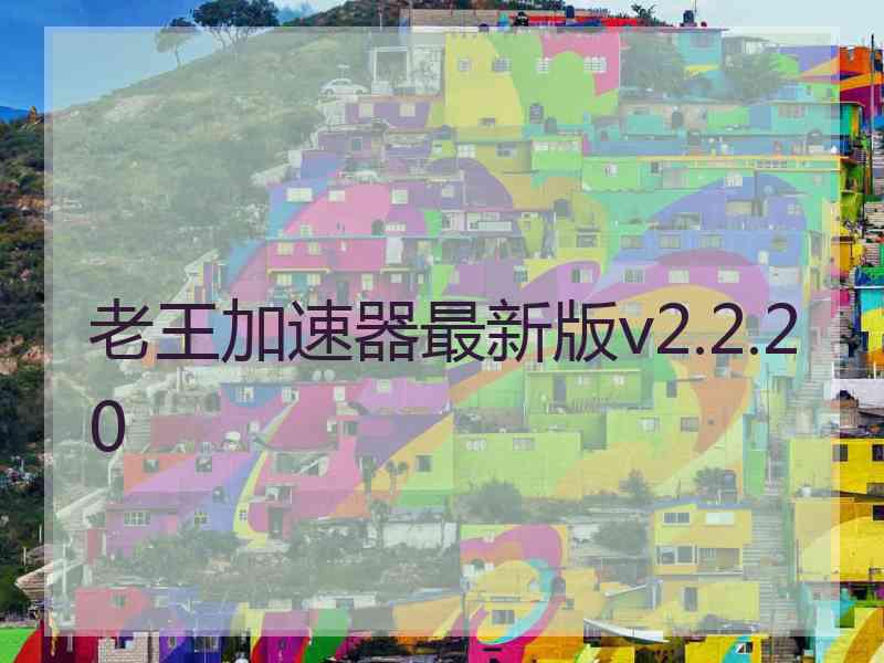 老王加速器最新版v2.2.20